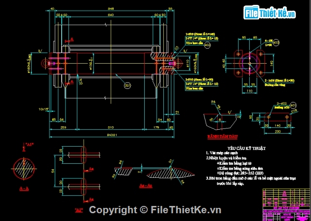 File cad,cần trục bánh ray,bánh ray nâng chuyển